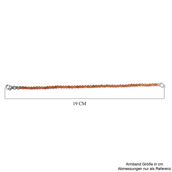 Hessonit Granat Armband, 19 cm - 15 ct. image number 5