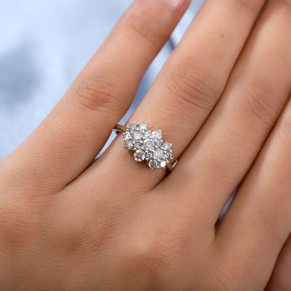 Diamant zertifiziert I2-I3 Ring 375 Gelbgold image number 3