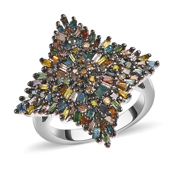 Mehrfarbiger Diamant-Ring - 1 ct. image number 4