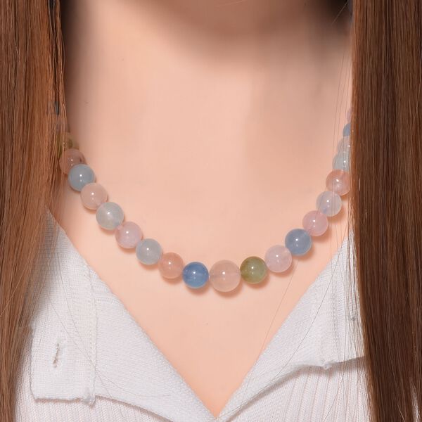 Mehrfarbige Beryll-Halskette, 50 cm - 320 ct. image number 2