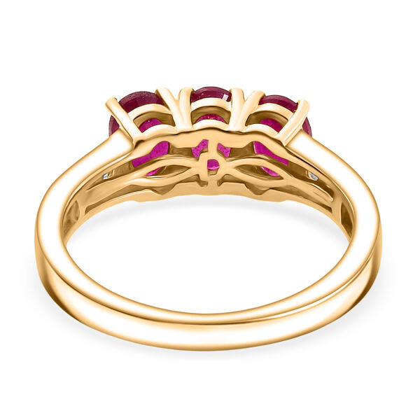 D’Joy AA afrikanischer Rubin und Zirkon Ring - 2,24 ct. image number 6