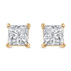 LUXURIANT DIAMOND- SGL zertifizierte VS-EF Labor Diamant Ohrringe in 585 Gold - 1 ct.