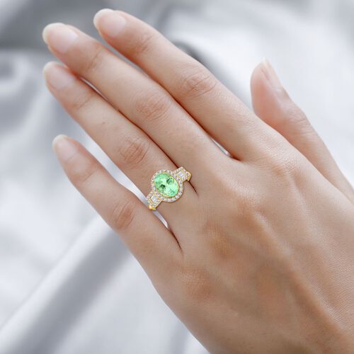 ILIANA AAA Kolumbianischer Smaragd und Diamant Ring in 750 Gold - 2,35 ct. image number 1