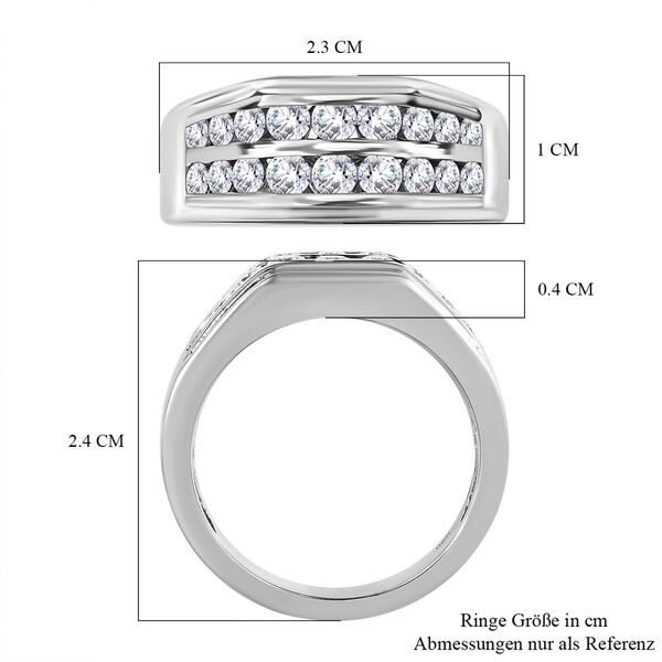 Moissanit Ring - 1,74 ct. image number 5