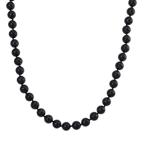 D'Joy Shungit Halskette ca. 50 cm Reiner Edelstahl ca. 410,00 ct. image number 0