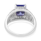 LUSTRO STELLA - blauer und weißer Zirkonia-Ring in Silber, 6,57 ct. image number 3
