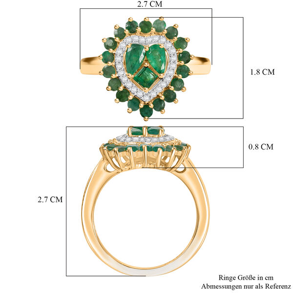D'Joy Socoto Smaragd Ring - 1,46 ct. image number 7