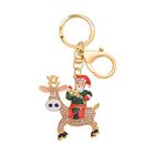 Mehrfarbiger Kristall Schlüsselanhänger  emailliert