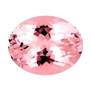 AAAA Rosa Morganit ungefasster Edelstein, Oval- und Facettenschliff - 1,81 ct.