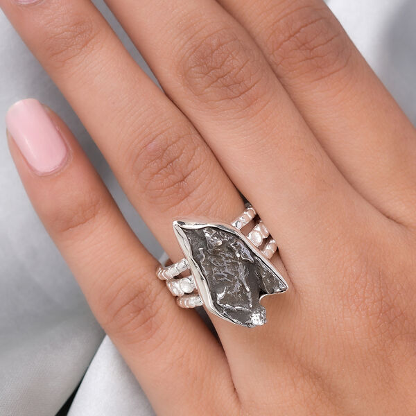 Meteorit-Ring - 26,40 ct. image number 3