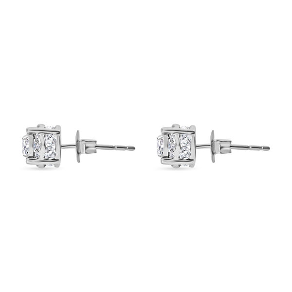 New York Kollektion - Weißer Diamant I1-I2 GH Ohrstecker 417 Weißgold ca. 1.00 ct image number 3