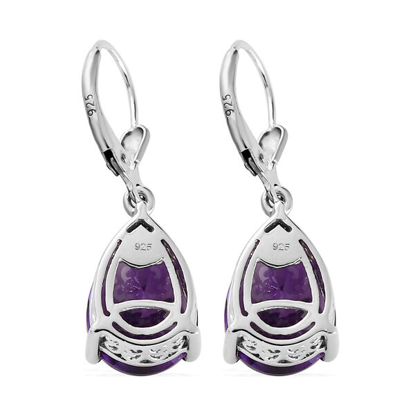 Afrikanische Amethyst-Ohrringe, 925 Silber platiniert ca. 8,97 ct image number 5