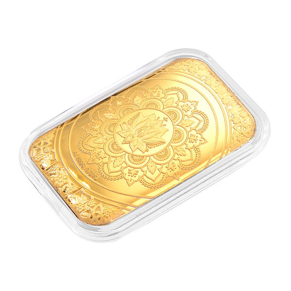 EXKLUSIVES GESCHENK - 999er Goldfolie mit Lotus-Mandala 10mg image number 2