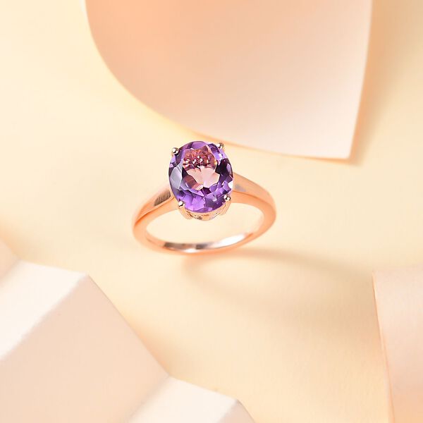 Rose de France Amethyst Ring - 3,29 ct. image number 2