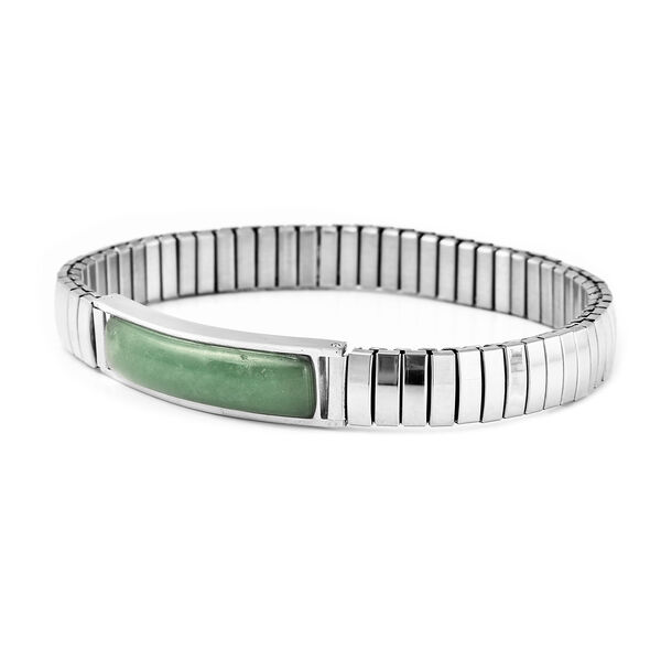 Flexibles, gr&uuml;nes Aventurin-Armband, 19 cm, ca. 16,05 ct image number 3