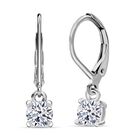 LUXURIANT DIAMOND - Lab Grown Diamant VS-GH SGL zertifiziert Ohrringe 925 Silber rhodiniert ca. 1.00 ct