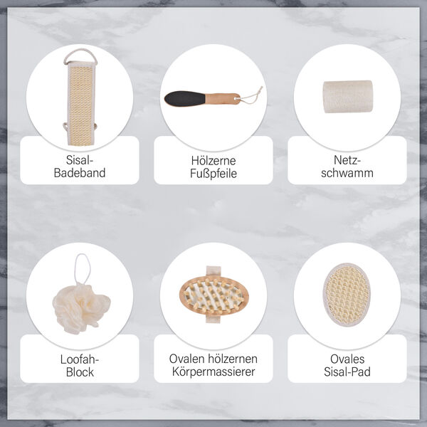 &Ouml;ko Badeset aus 6 Teilen image number 2