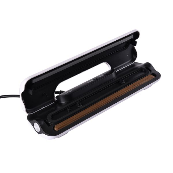 HOMESMART - Vakuumverpackungsmaschine, inkl. 30 Beutel und 6m Rolle, 37,5x18,5x8,5 cm, weiß image number 4