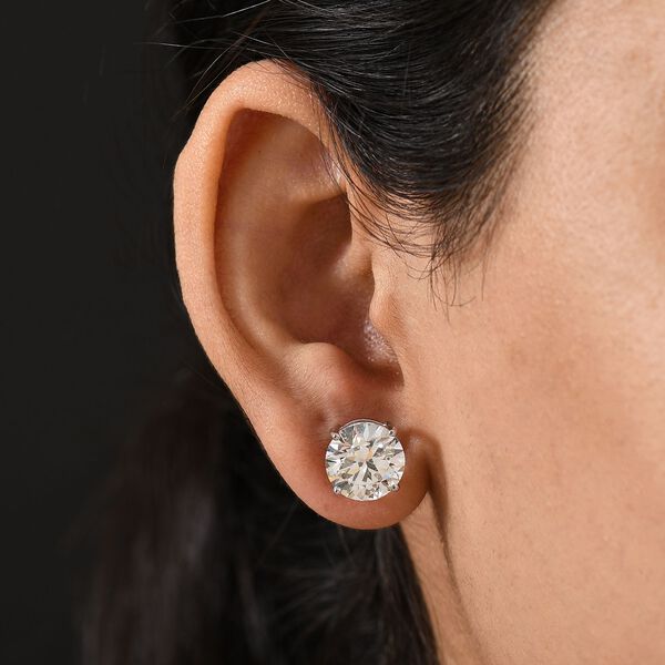 Lab Grown Diamant VS Ohrringe 950 Platin ca. 10,02 ct. image number 2