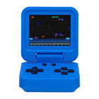 Retro-Handheld-Spielkonsole, Faltbar mit 240 der 80-ger | 2,8-Zoll-Farbdisplay, blau