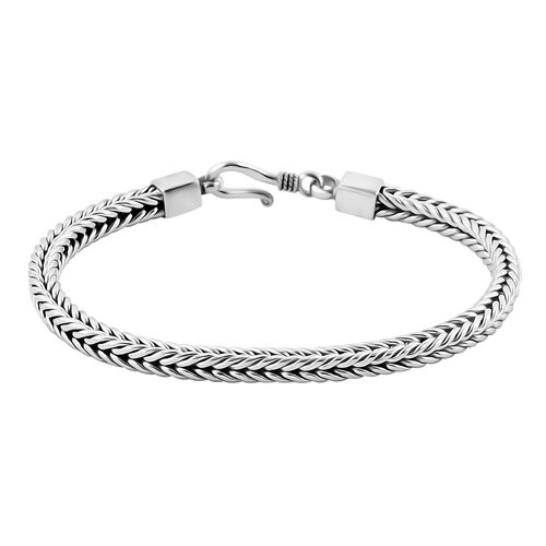 Royal Bali Kollektion - Tulang Naga Armband in 925 Silber image number 0