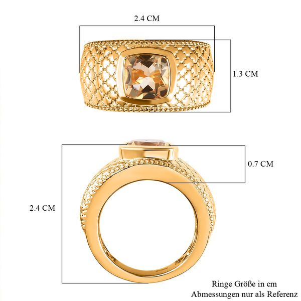 Citrin Ring in Goldton - 1,93 ct. image number 7