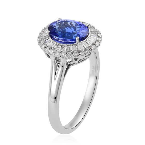 RHAPSODY AAAA Tansanit und VS EF Diamant-Ring- 3.50 ct. image number 3