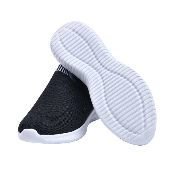 Sportliche Slip-On-Sneaker, Größe 36, Schwarz image number 5
