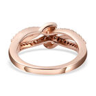Natürlicher, rosa Diamant-Ring. 925 Silber Roségold Vermeil  ca. 0,25 ct image number 4