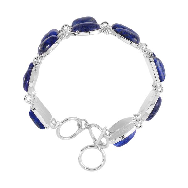 Lapislazuli Armband ca. 18 cm Legierung Standard ca. 125,00 ct. image number 5