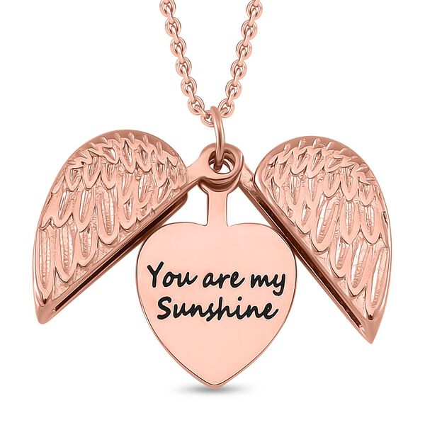 Reiner Edelstahl IP Rosa PlattierungHalskette ca. 60 cm ca. 10,00g image number 4