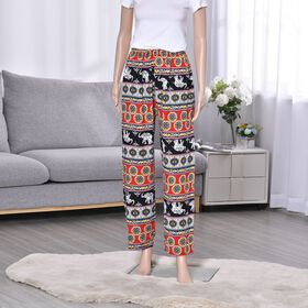 Hose für Damen, Rosa und schwarz