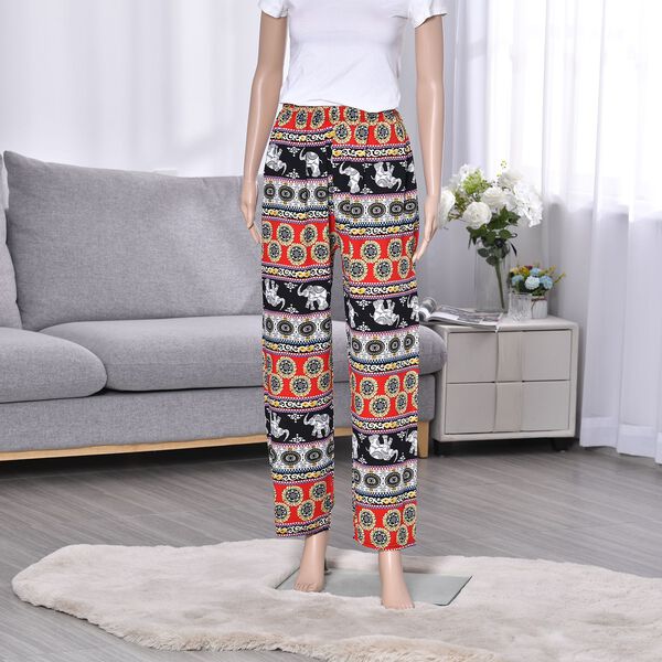 Hose für Damen, Rosa und schwarz image number 2