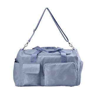 Reisetasche mit vielen F&auml;chern aus wasserfestem Nylon, blau