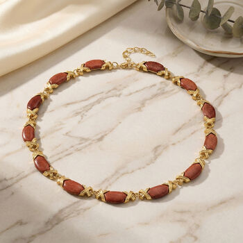 Sonnenstein 45+5cm Halskette - 250 ct.