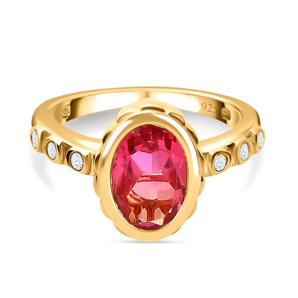 Sunset Triplett Quarz und Zirkon Ring - 2,59 ct. image number 0