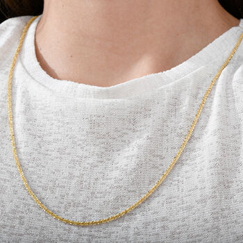 Kette, 60cm, 925 Silber vergoldet