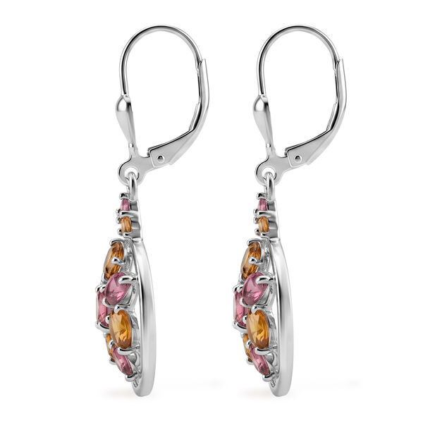 D'Joy AA Mehrfarbig-Turmalin Ohrringe 925 Silber Rhodiniert ca. 2,71 ct. image number 3