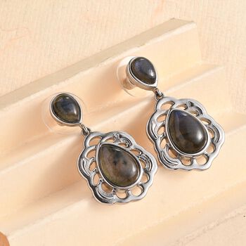 Labradorit Ohrringe - 13,19 ct.