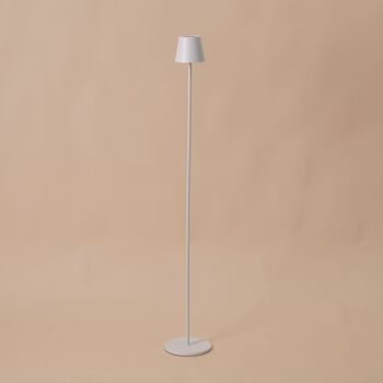 Kabellose Stehlampe mit Touch-Steuerung, Wei&szlig;, 18x118 cm