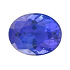 AAAA Tansanit ungefasster Edelstein, Oval- und Facettenschliff - 3,23 ct. image number 0