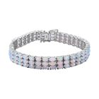 Natürliches, äthiopisches Welo Opal-Armband in Silber, 15,30 ct. image number 0