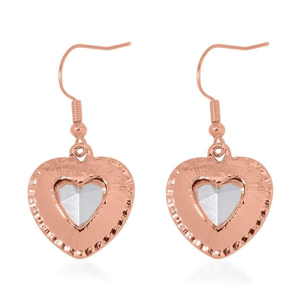 J Francis gefertigt mit SWAROVSKI- Rosa und weißes Swarovski Kristall Schmuckset image number 6