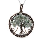 Grüner Aventurin Schmuckset Reiner Edelstahl ca. 37.60 ct