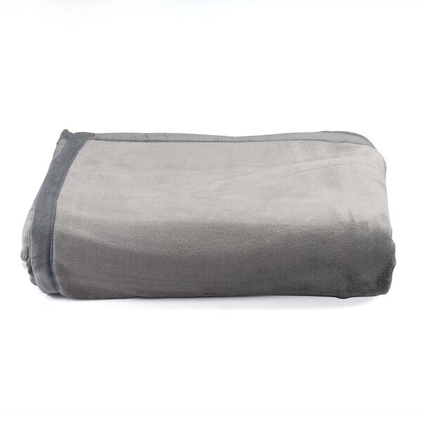 Premium Kuscheldecke aus 100% Mikrofaser, Grau image number 5