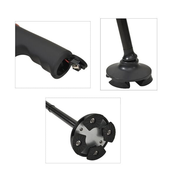 Klappbarer Smart-Walking-Stick mit drehbarem LED-Frontlicht image number 6