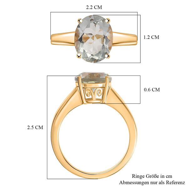 Prasiolith Ring - 3,37 ct. image number 7