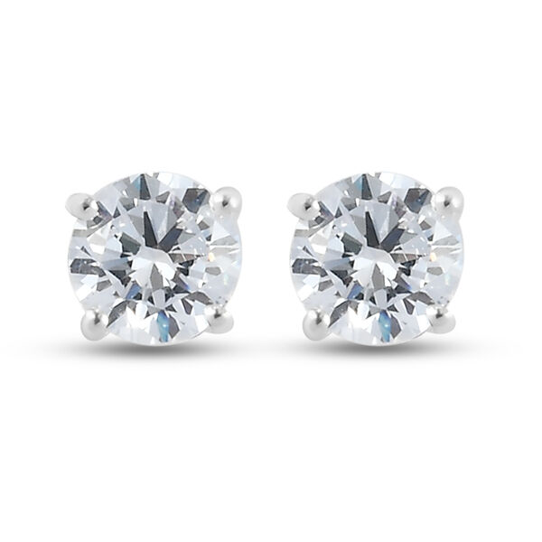 3er-Set LUSTRO STELLA Wei&szlig;er Zirkonia Ring, Ohrstecker und Anh&auml;nger 925 Silber image number 7