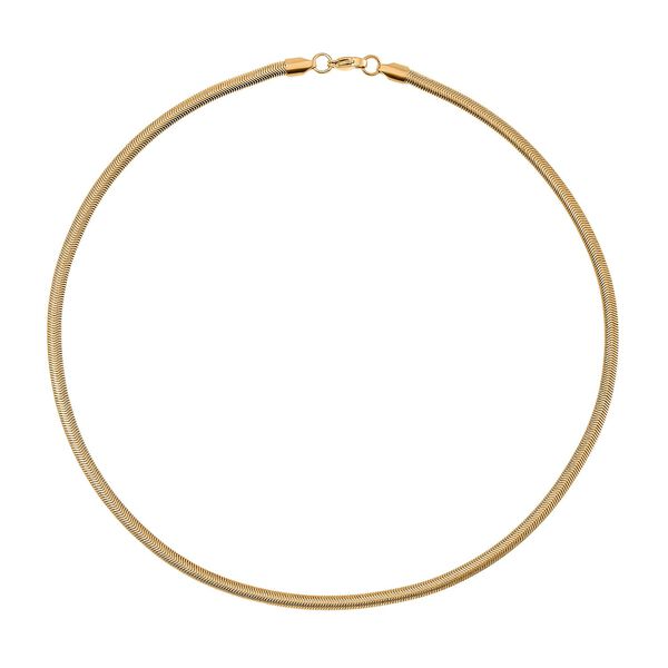 3er-Set - Kugelkette 40 cm, Gliederkette 45 cm und Ankerkette 55 cm, Goldton image number 6