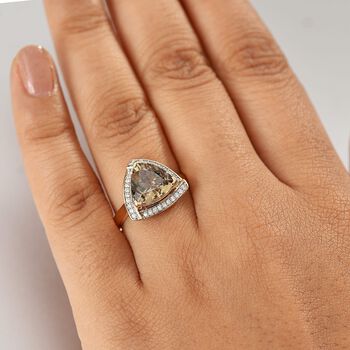 AAA Turkizit, Wei&szlig;er Diamant Ring 585 Gold (Gr&ouml;&szlig;e 17.00) ca. 4,55 ct